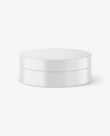 Matte Cosmetic Jar Mockup