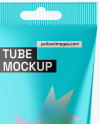 Hanging Metallic Tube Mockup