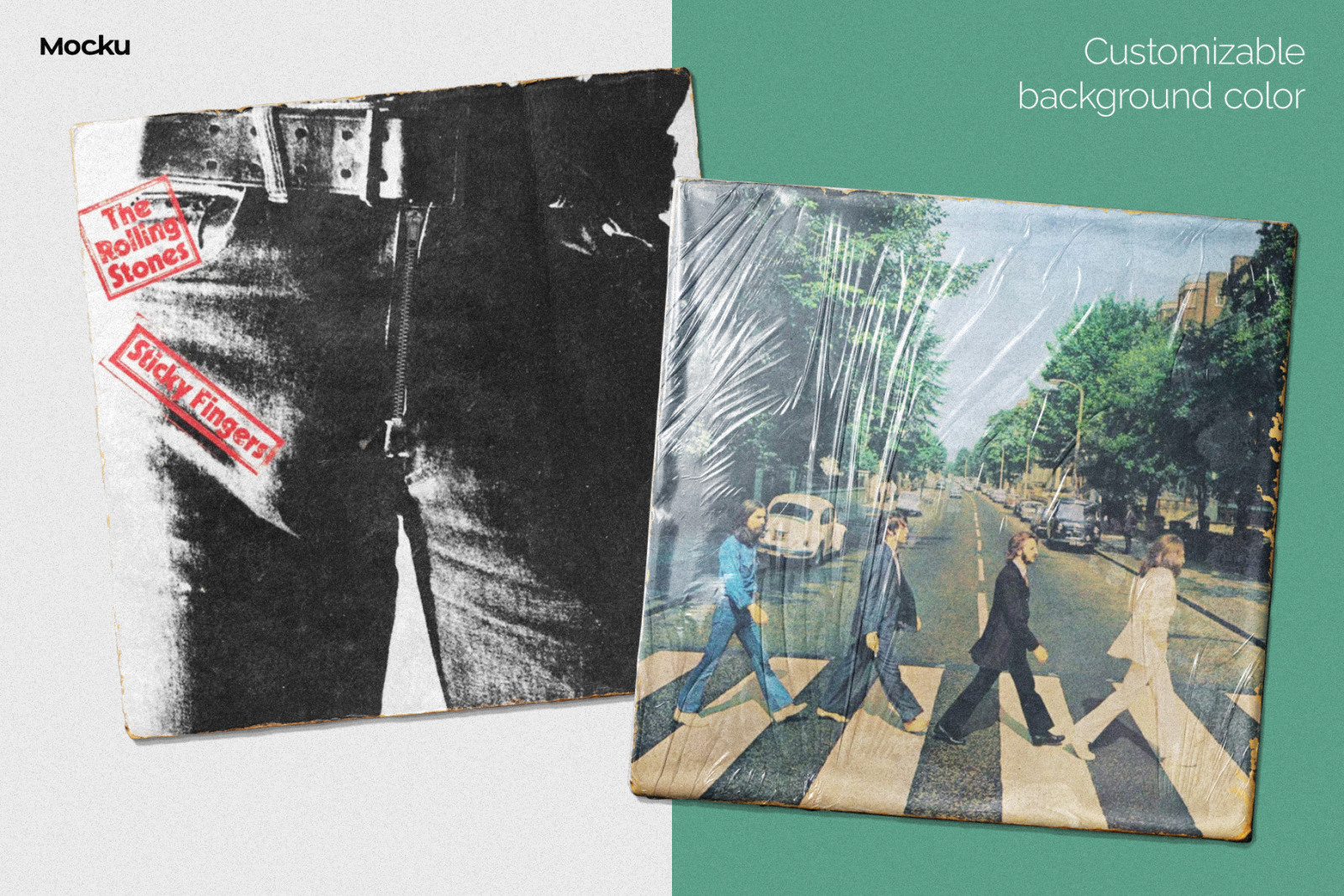 Vintage Vinyl Record Mockup Bundle - Vol.1 Vintage Vinyl Record Mockup Bundle - Vol.1