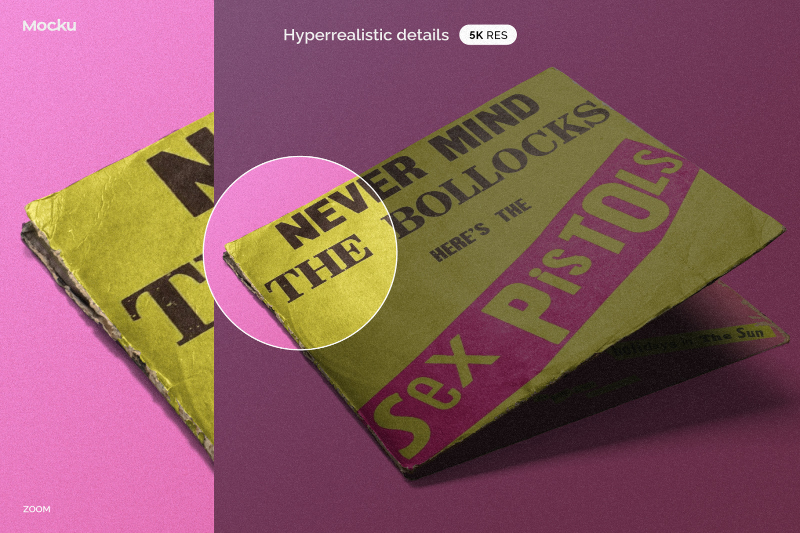 Vintage Vinyl Record Mockup Bundle - Vol.1