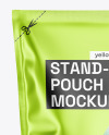 Metallic Stand-up Pouch Mockup