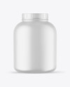 Matte Protein Jar Mockup Matte Protein Jar Mockup