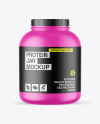 Matte Protein Jar Mockup Matte Protein Jar Mockup