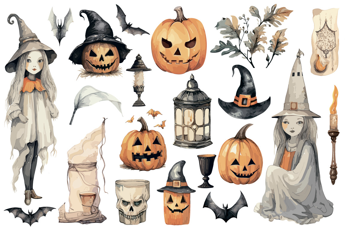 Halloween Vintage clipart