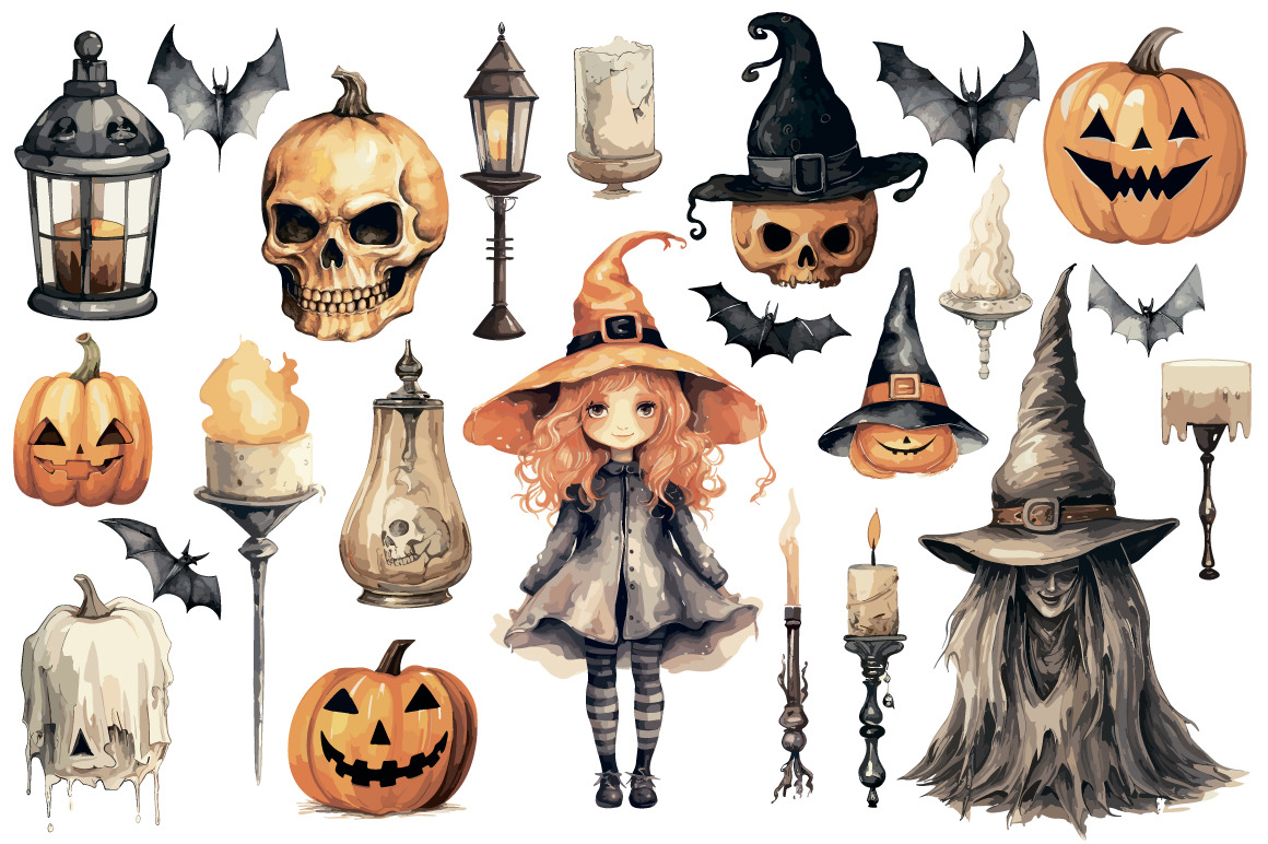 Halloween Vintage clipart