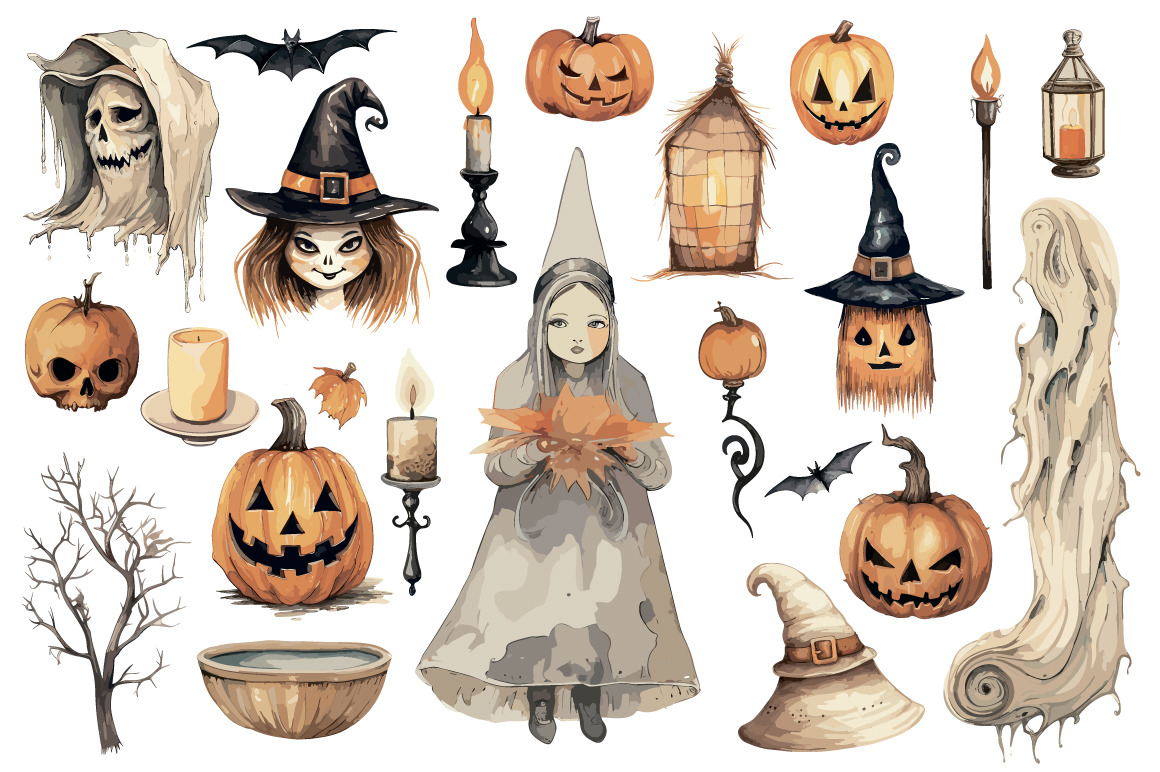 Halloween Vintage clipart