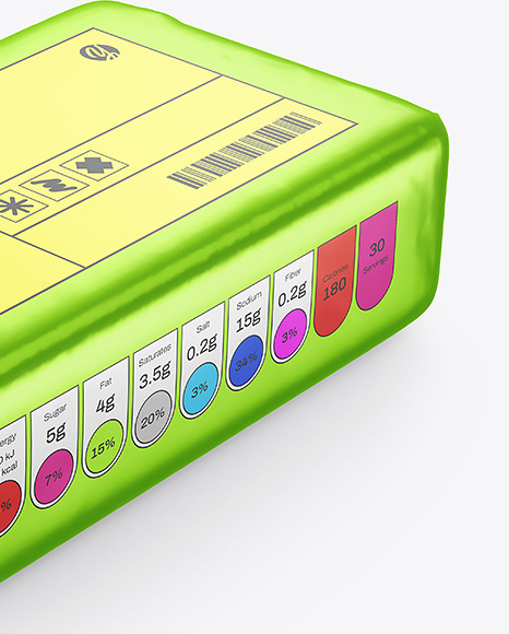 Metallized Soap Bar Mockup