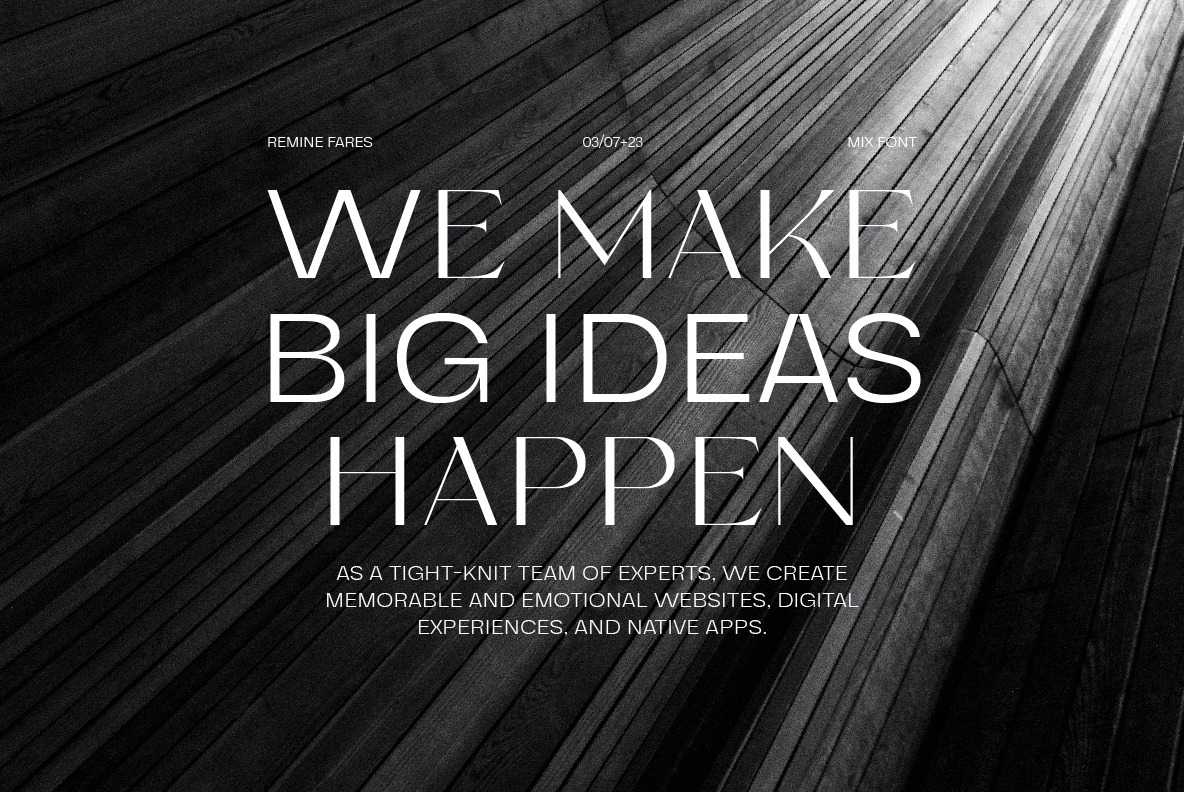 Remine Fares Mix Font