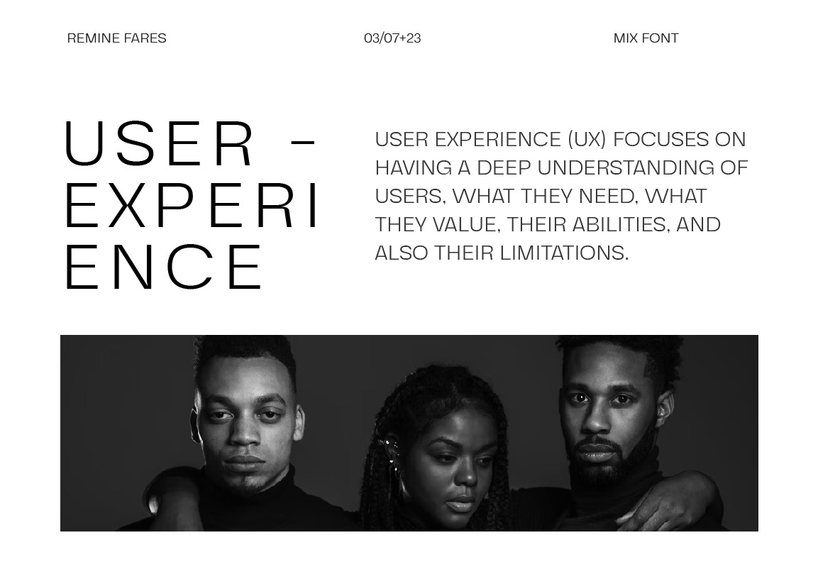 Remine Fares Mix Font