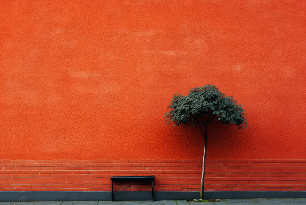 Red Walls Backgrounds