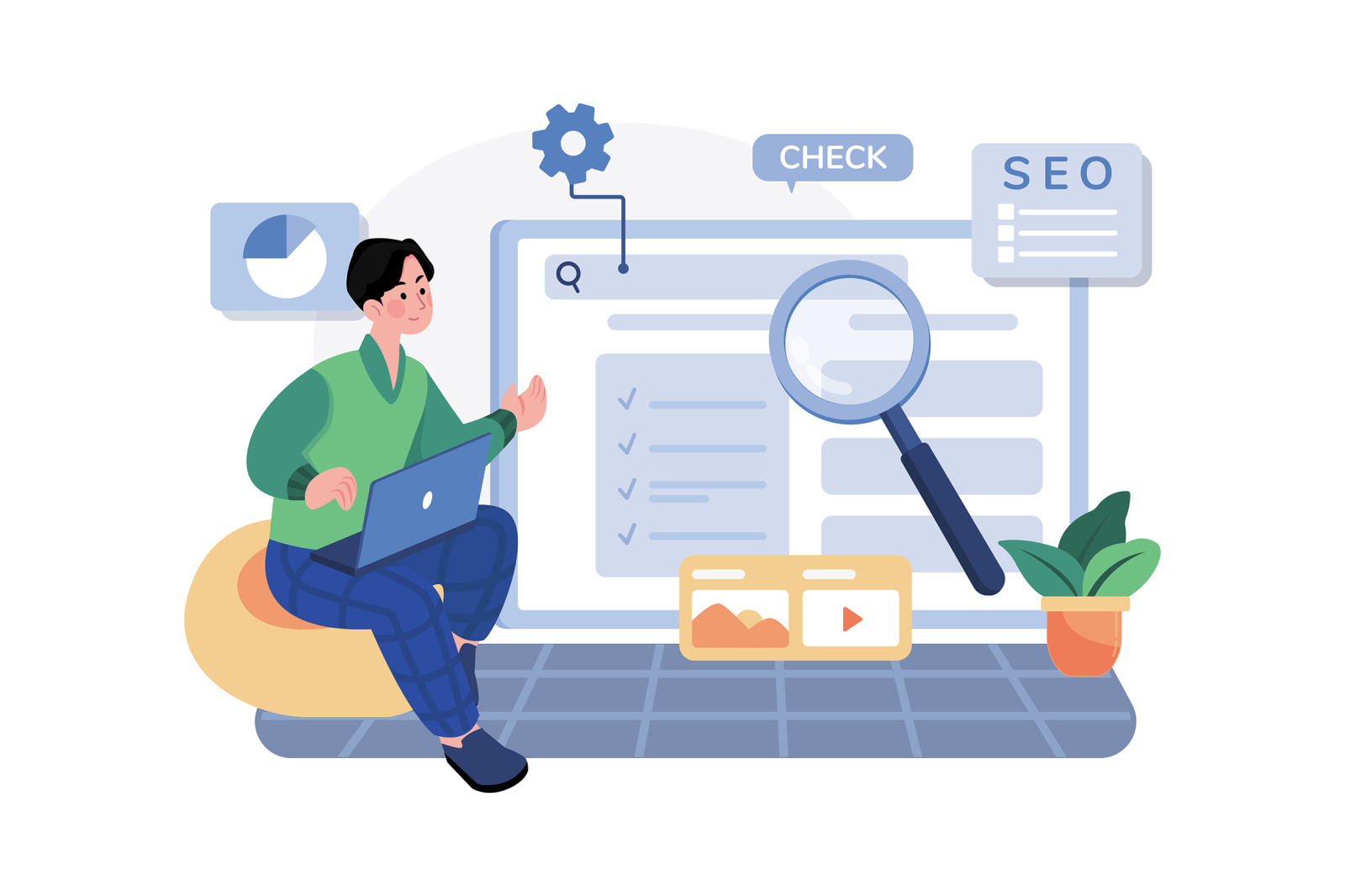 M692_SEO & Marketing Illustration Pack M692_SEO & Marketing Illustration Pack