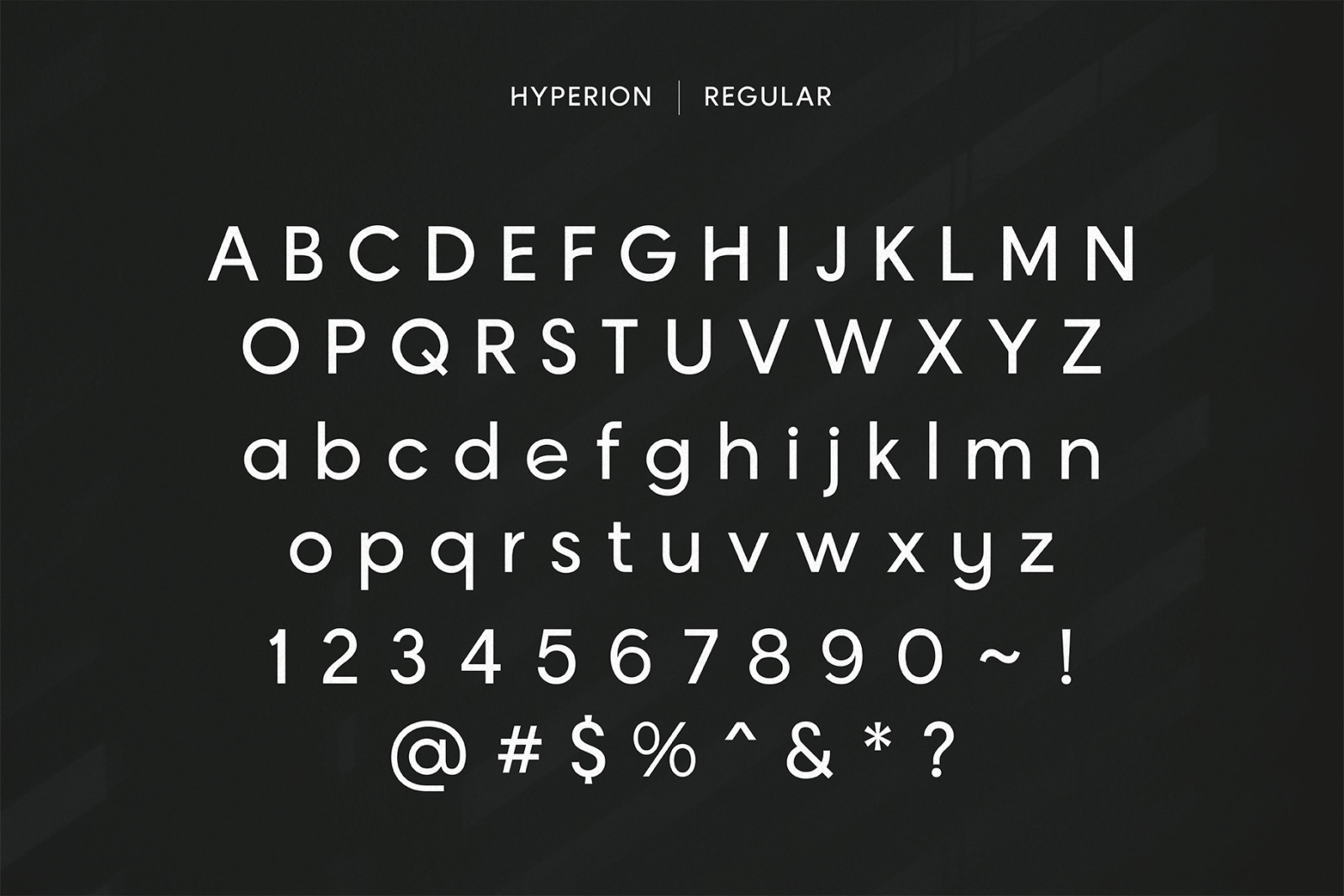 Hyperion - Sleek Modern Sans Hyperion - Sleek Modern Sans