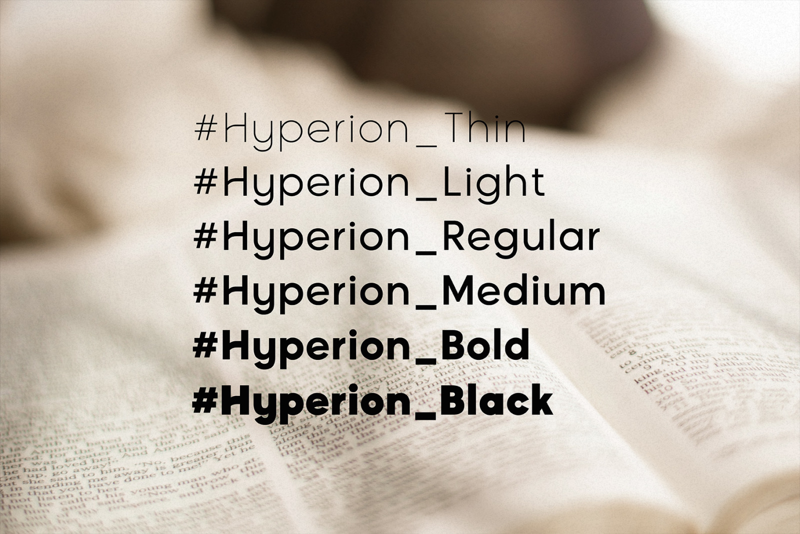 Hyperion - Sleek Modern Sans Hyperion - Sleek Modern Sans