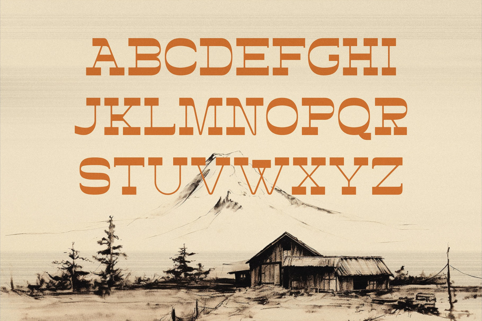 Canyon Slab - Wild West Typeface Canyon Slab - Wild West Typeface