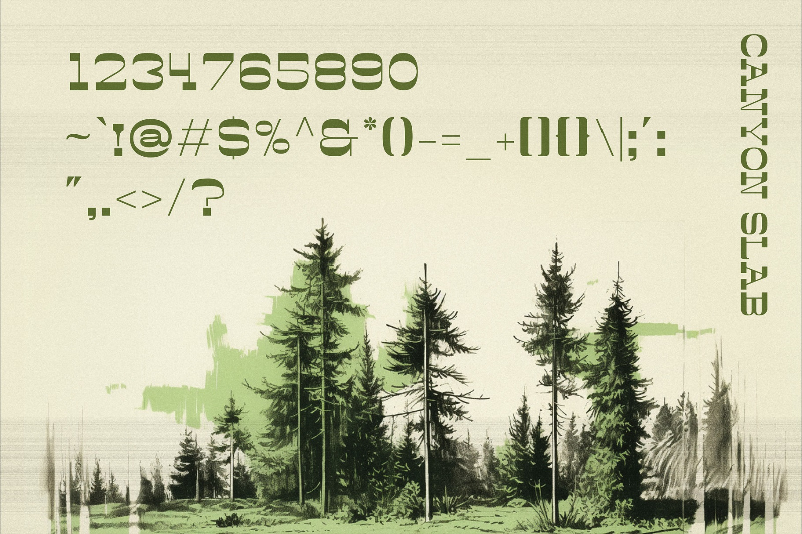 Canyon Slab - Wild West Typeface Canyon Slab - Wild West Typeface