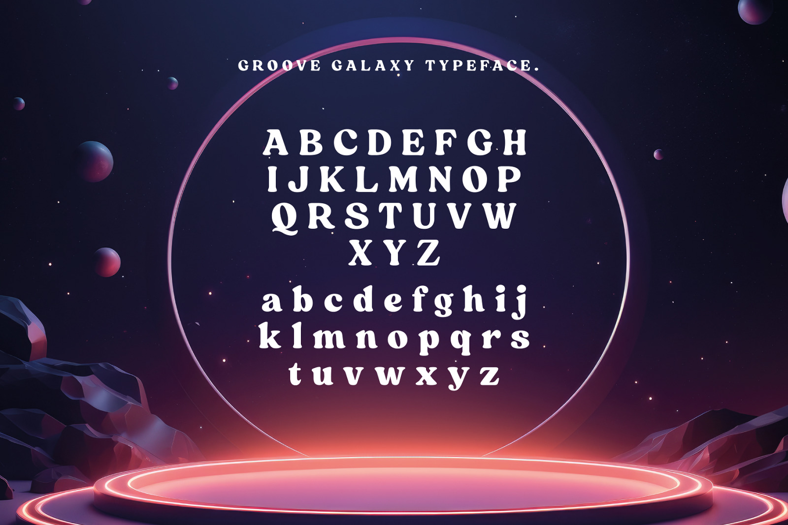 Groove Galaxy - Rounded Vintage Type