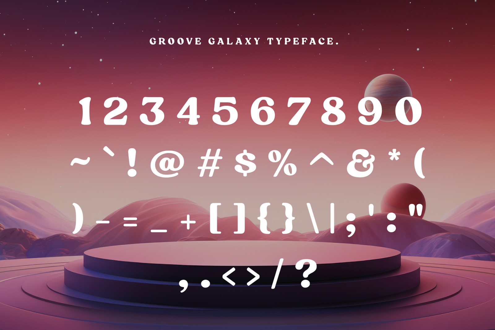 Groove Galaxy - Rounded Vintage Type Groove Galaxy - Rounded Vintage Type