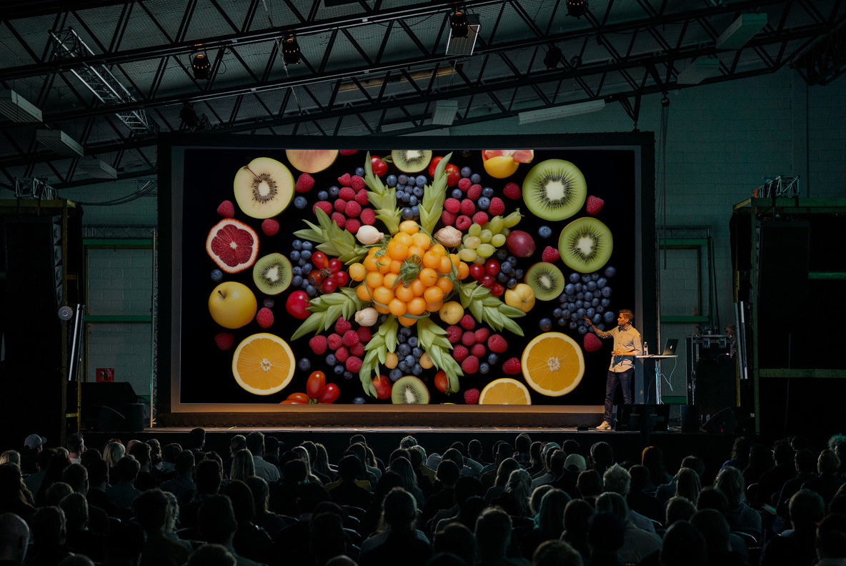 Fruits art kaleidoscope