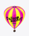 Hot Air Balloon Mockup