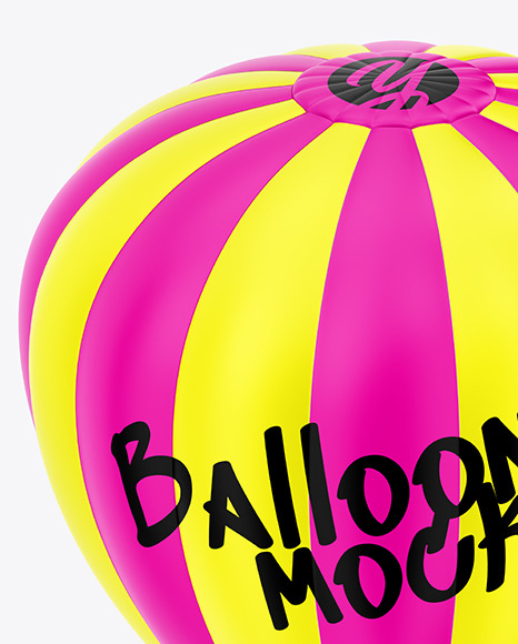 Hot Air Balloon Mockup