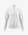 Men’s Zip Track Jacket Mockup - Front View