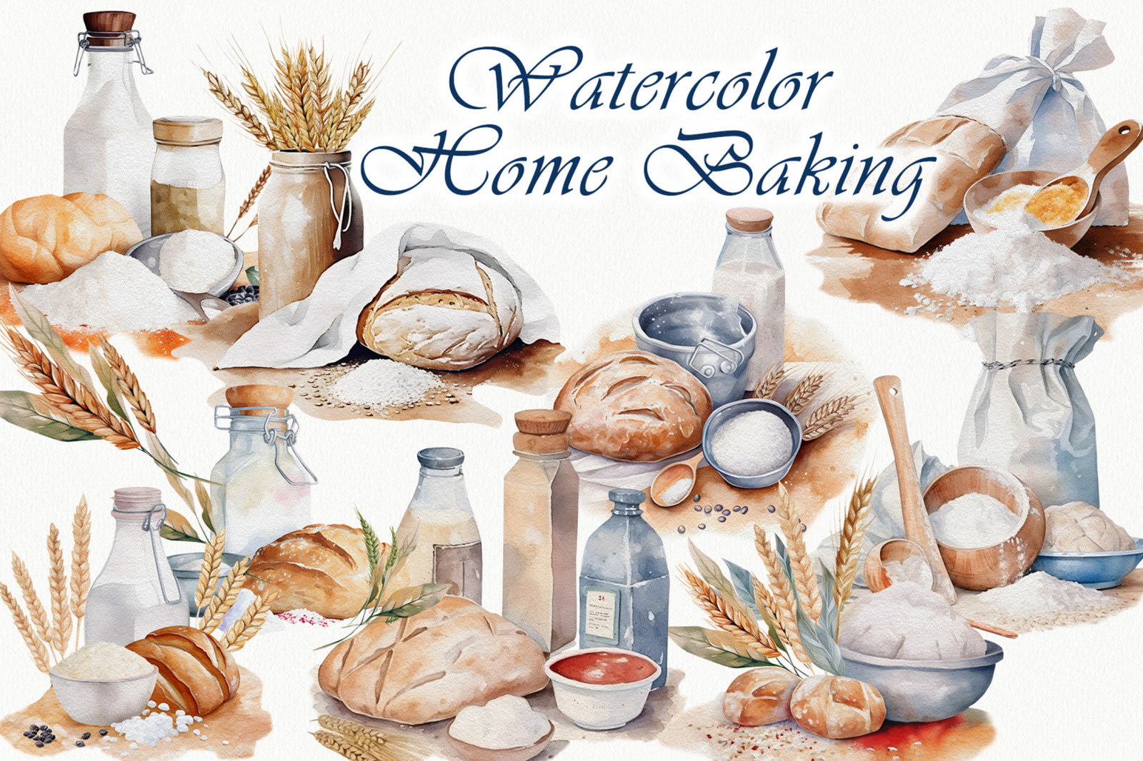 Farmhouse Baking Clipart