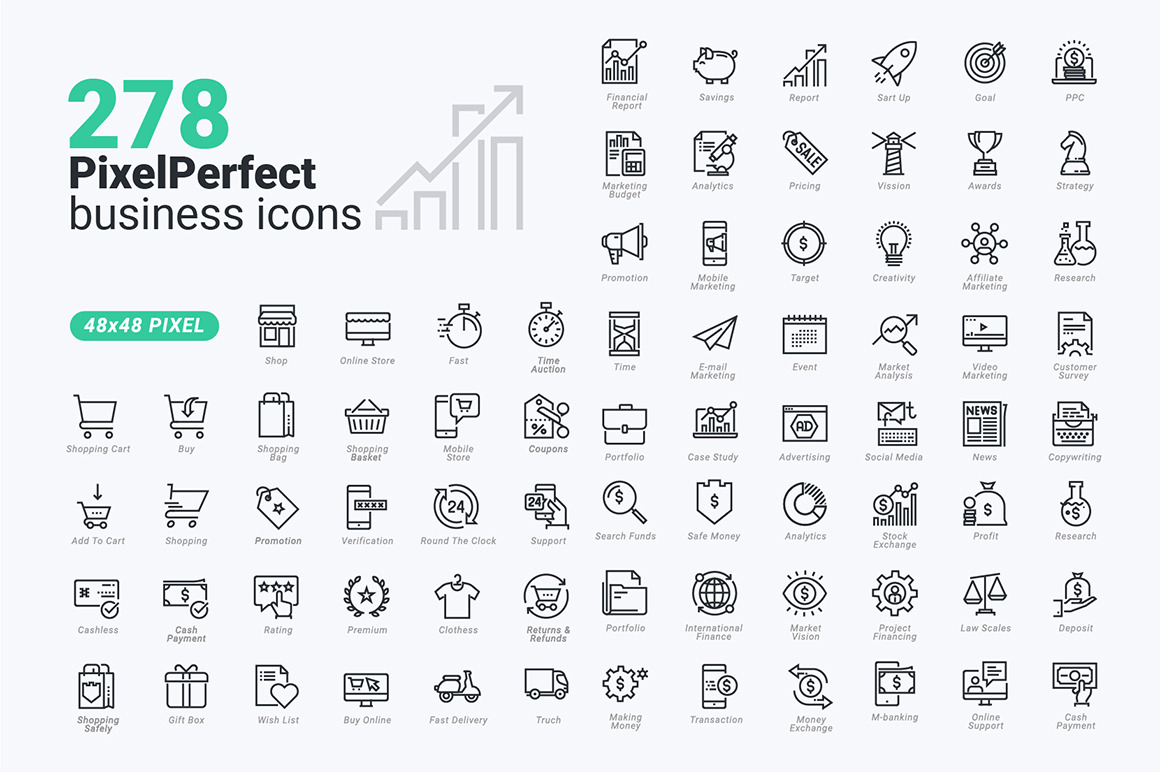 278 PixelPerfect Business Icons