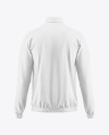 Men’s Zip Track Jacket Mockup - Back View