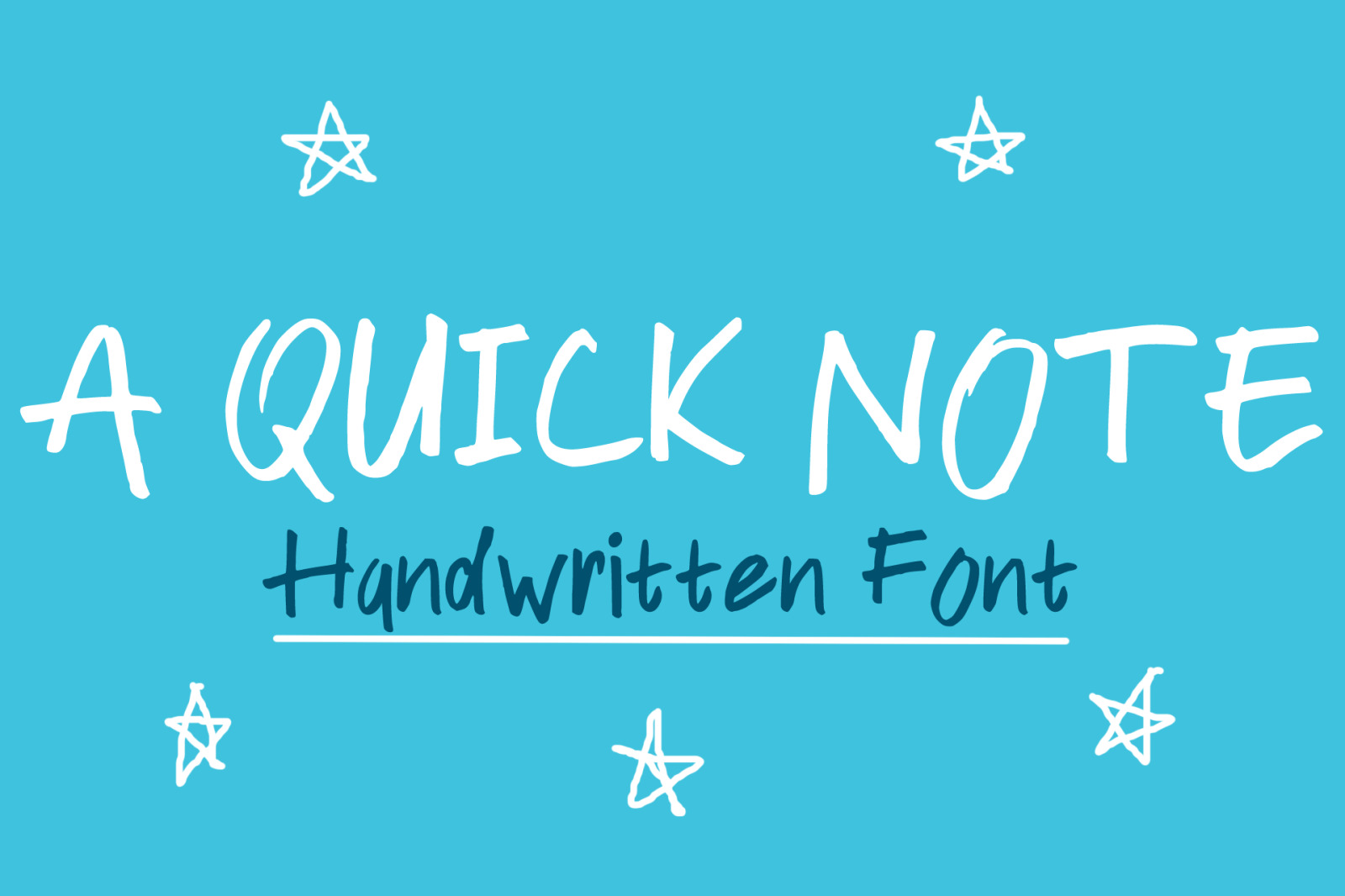 a-quick-note-font-on-yellow-images-creative-store