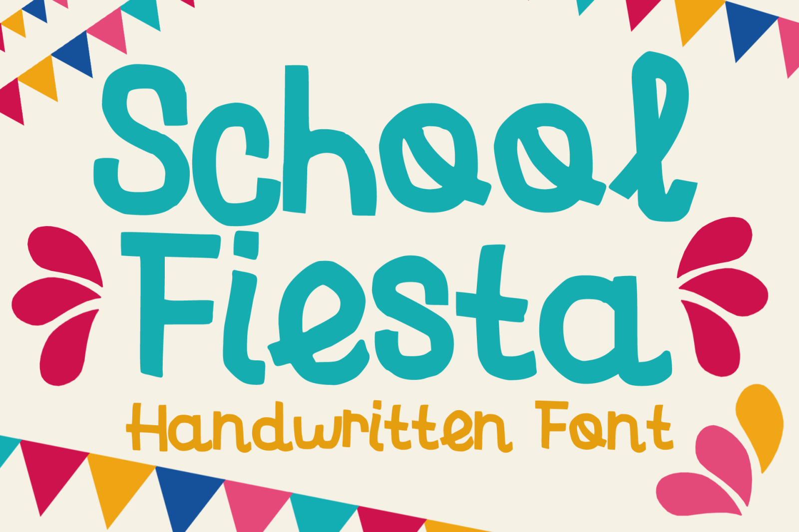 School Fiesta Font School Fiesta Font