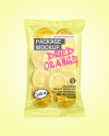 Transparent Package with Dried Oranges Mockup