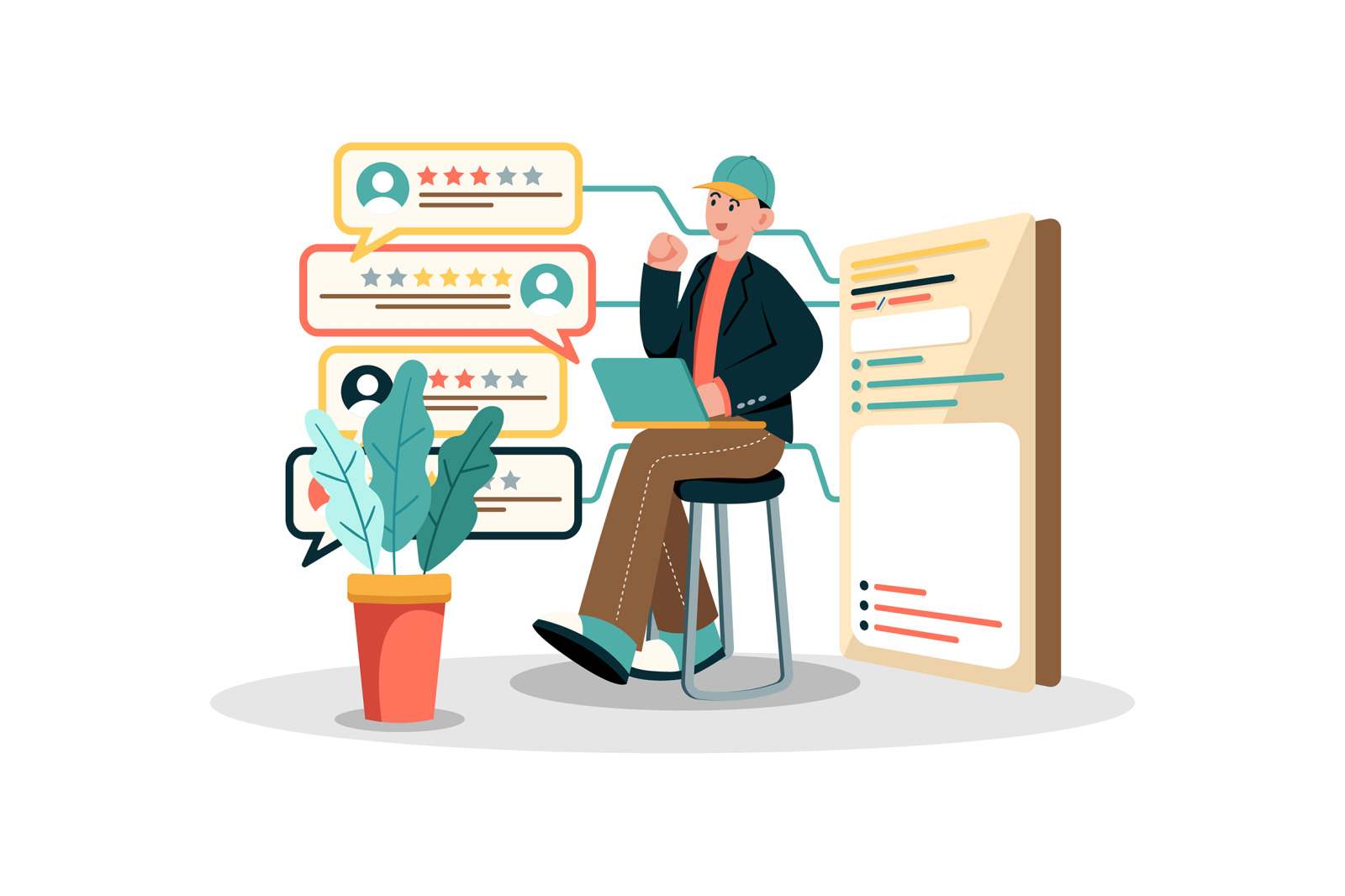 M730_Customer Feedback Illustration_Part 0 M730_Customer Feedback Illustration_Part 0