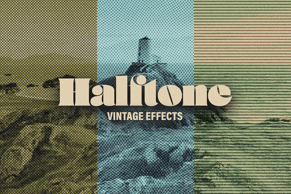 Halftone Vintage Effects