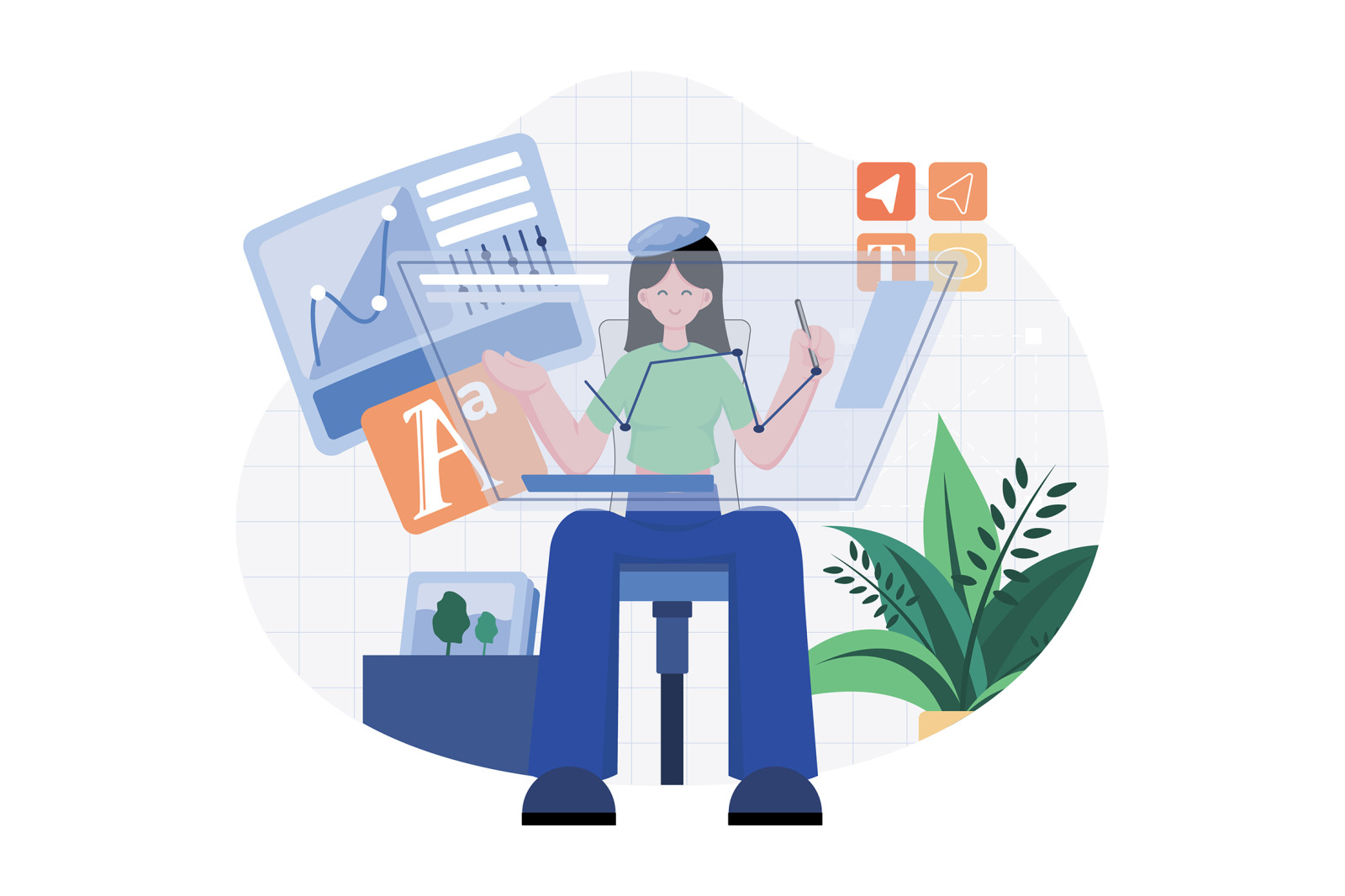 M633_Design Job Illustration Pack M633_Design Job Illustration Pack