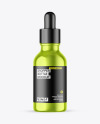 Metallic Dropper Bottle Mockup Metallic Dropper Bottle Mockup