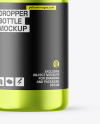 Metallic Dropper Bottle Mockup Metallic Dropper Bottle Mockup