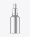 Matte Metallic Dropper Bottle Mockup