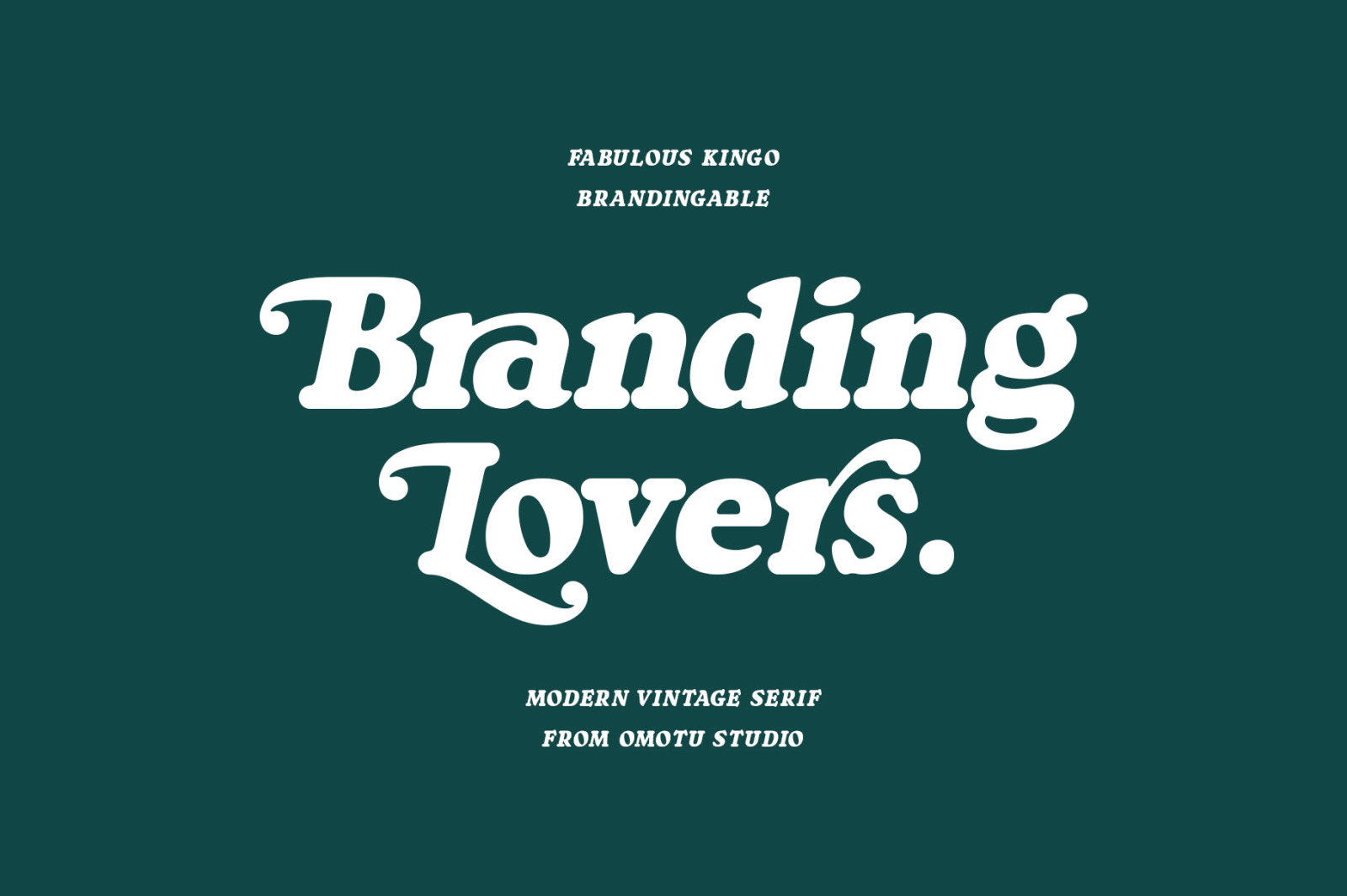 Kingo - Bold Display Font Kingo - Bold Display Font