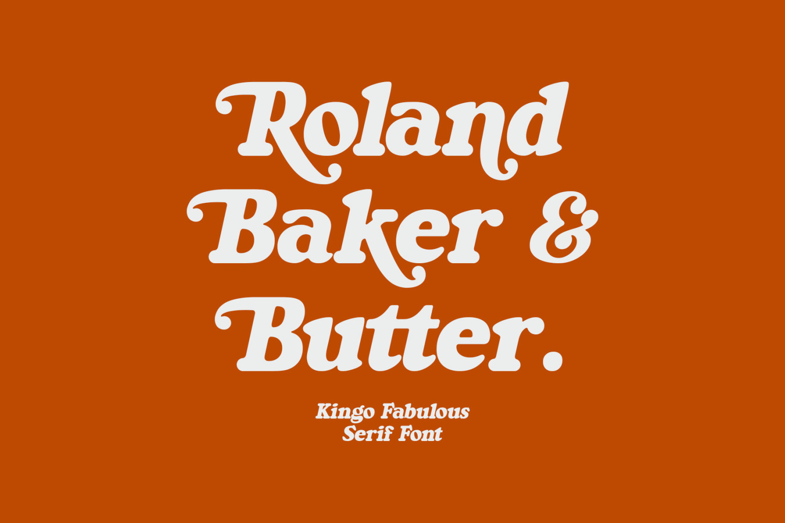 Kingo - Bold Display Font