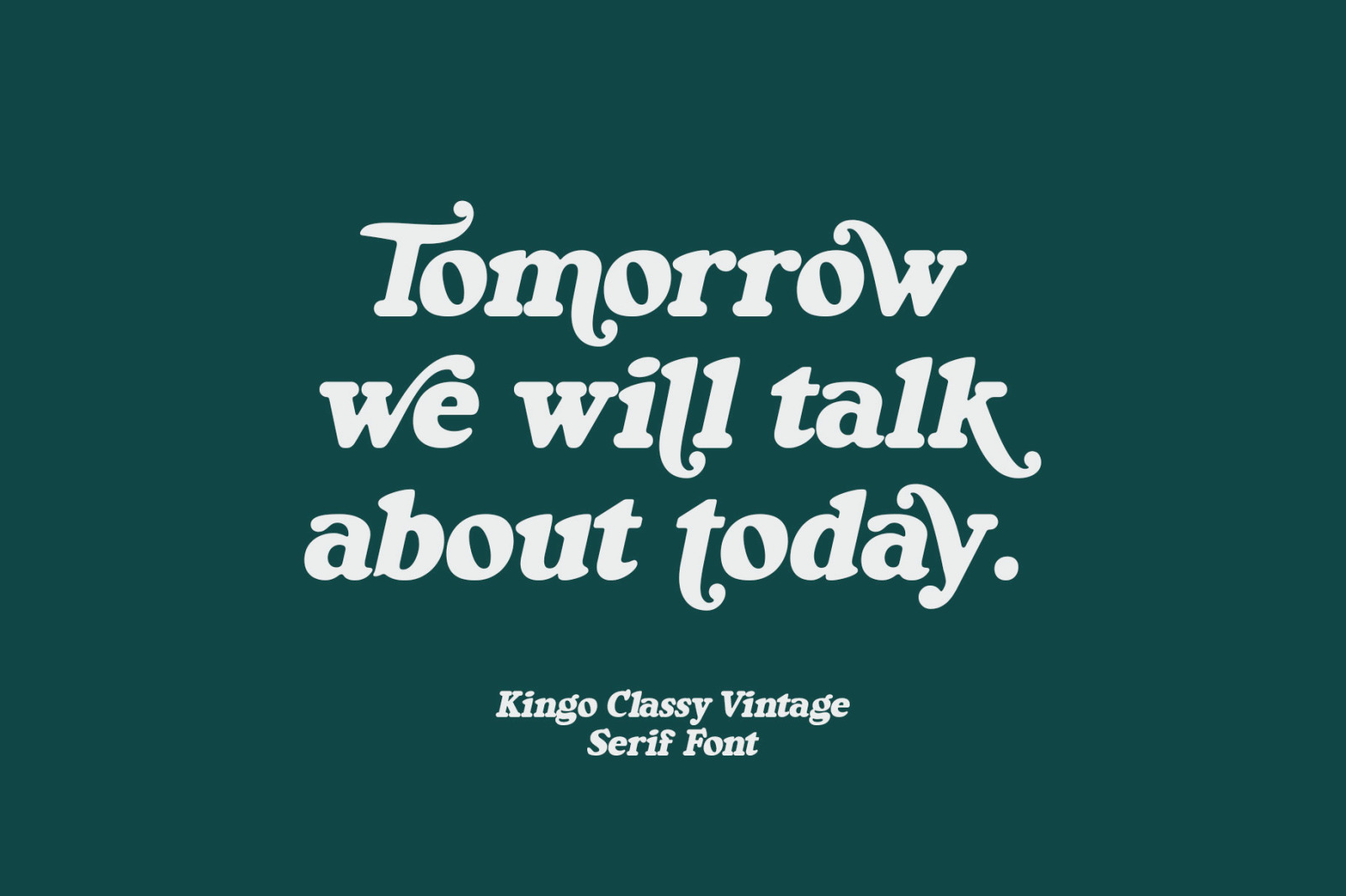 Kingo - Bold Display Font Kingo - Bold Display Font