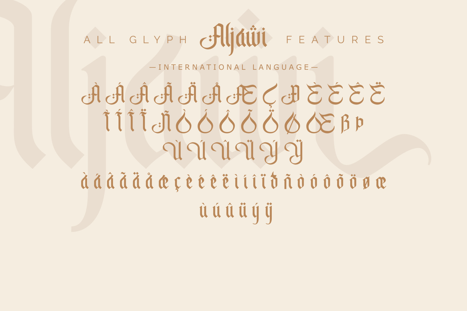 Aljawi - Arabic Style Font