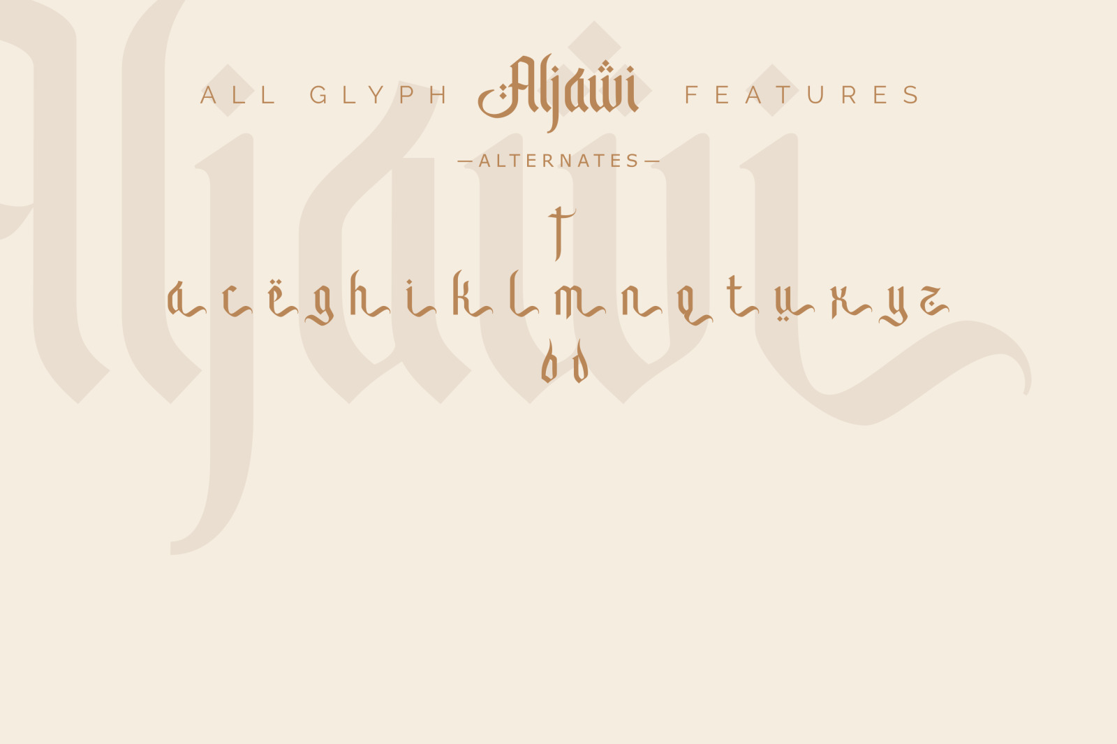 Aljawi - Arabic Style Font