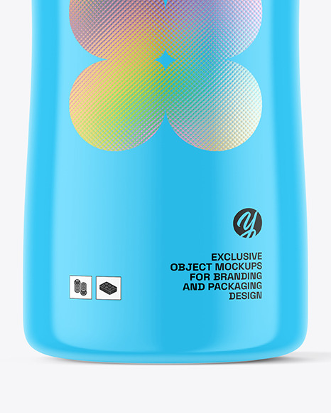 Glossy Shampoo Bottle Mockup