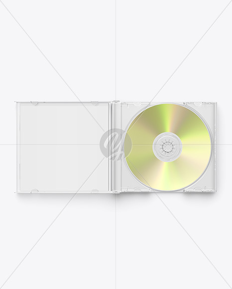 Jewel Compact Disc Case Mockup