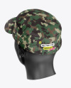 Military Cap Mockup - Back View