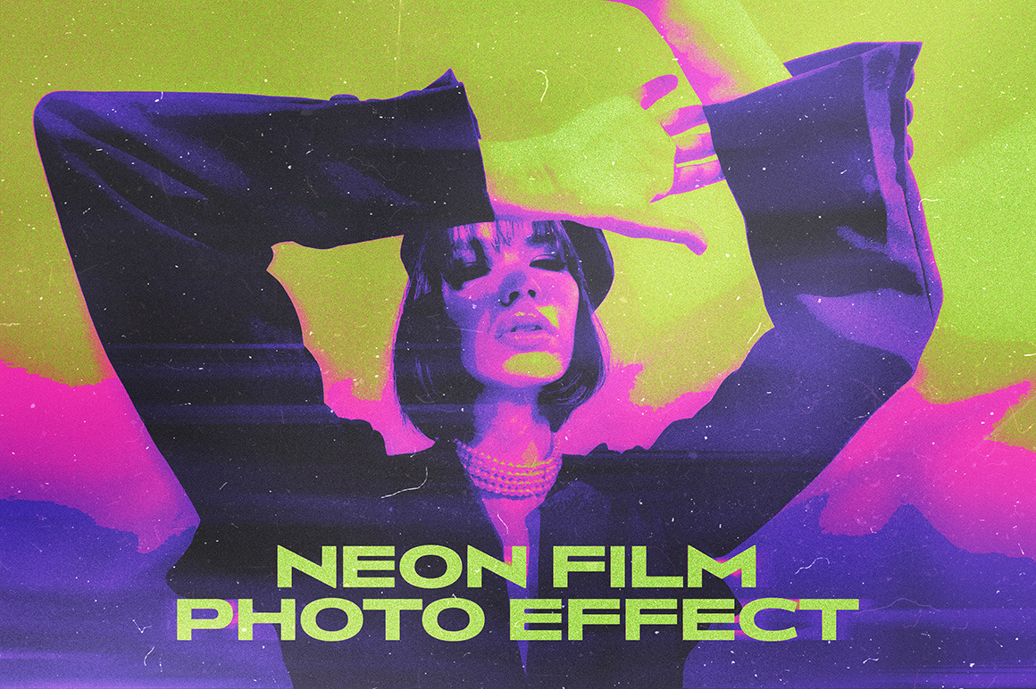 Neon Film Photo Effect