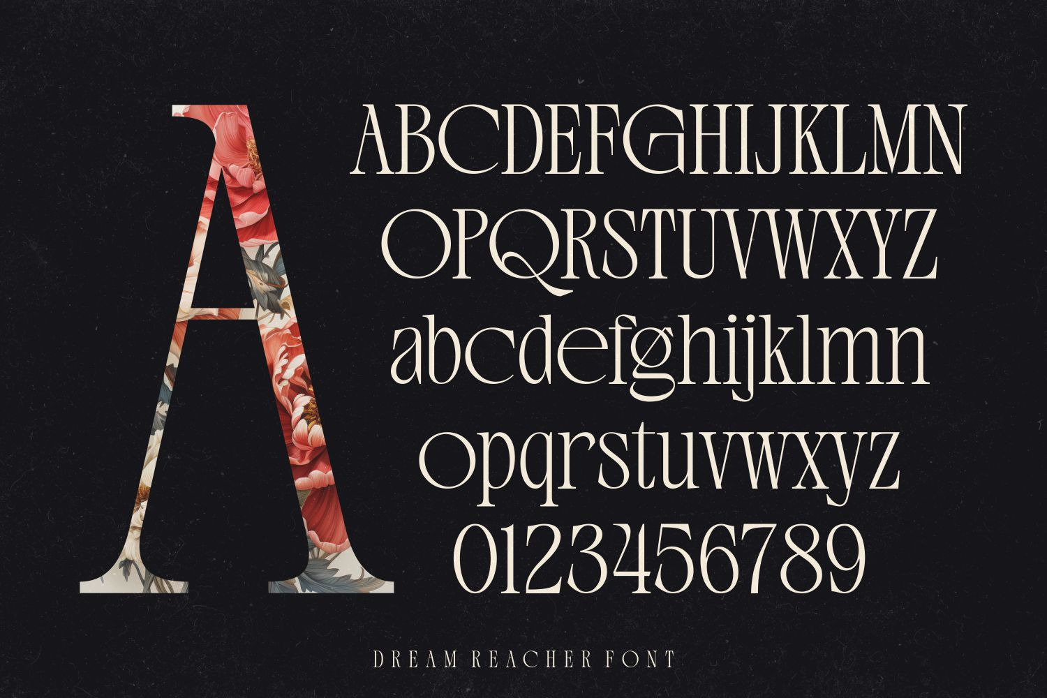 Dream Reacher - Stylish Ligature Serif Font