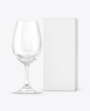 Whiskey Nosing Glass w/Box Mockup