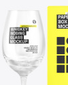 Whiskey Nosing Glass w/Box Mockup