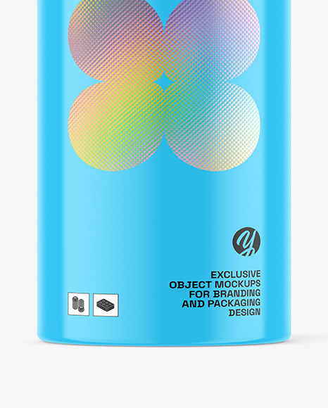 Glossy Plastic Bottle Mockup